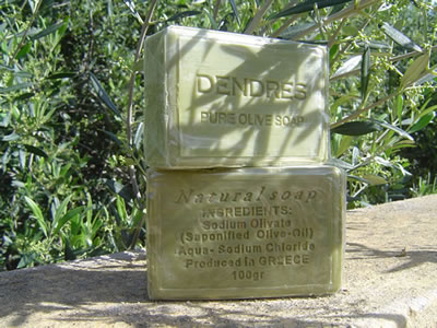dendres natuurlijke olijfzeep 400